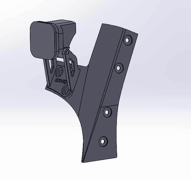 Carbon JK A-pillar mount for Baja Designs Squadron