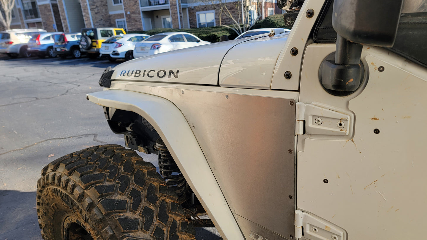 Aluminum Fender Armor for Jeep JK